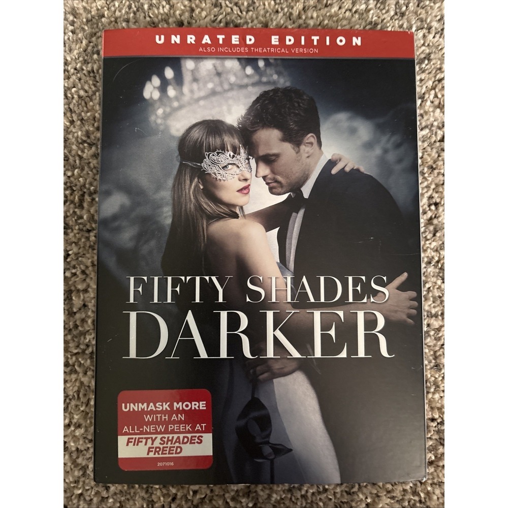 Fifty Shades Darker DVD Unrated Edition And Theatrical Version‎ W/ Slipcover